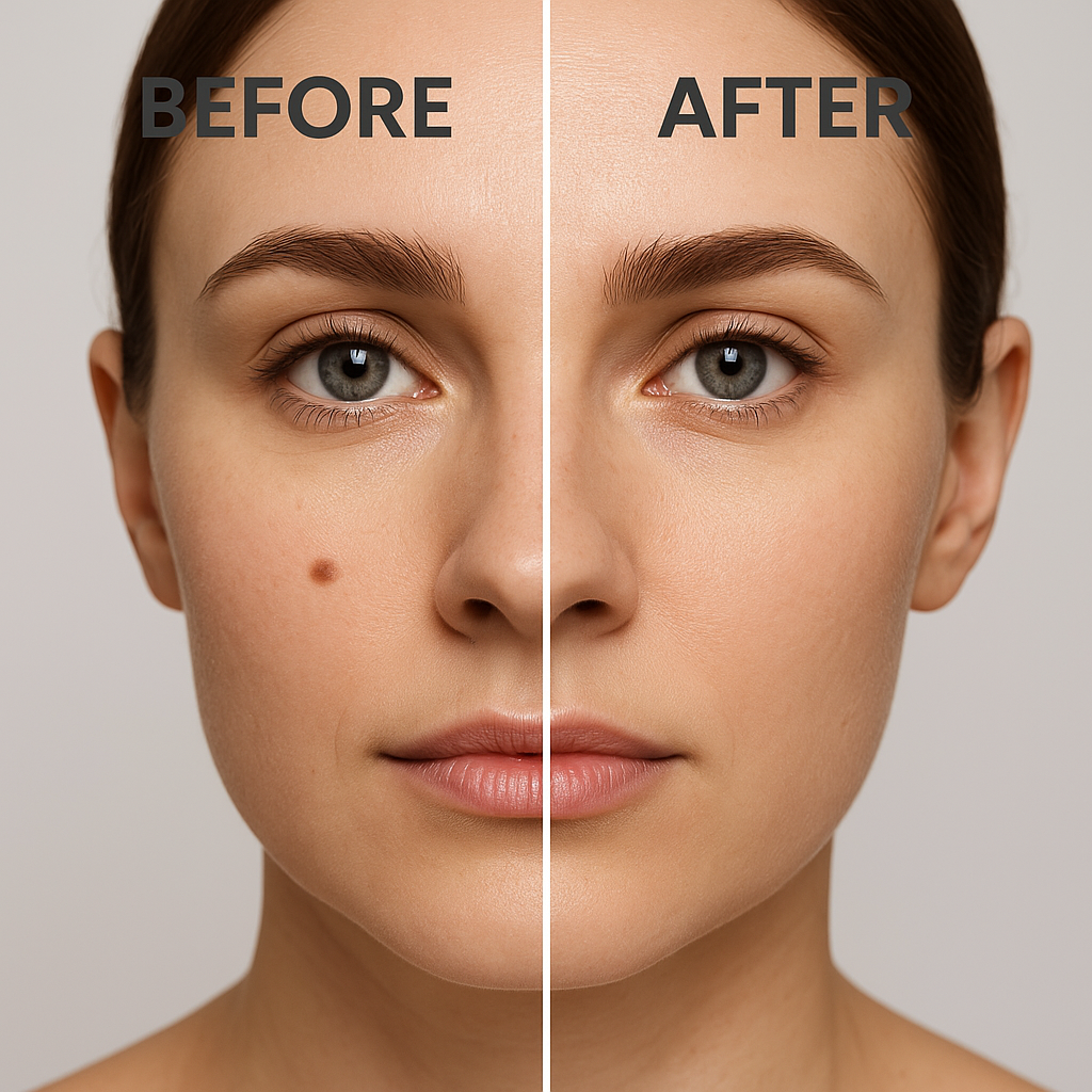 laser mole removal